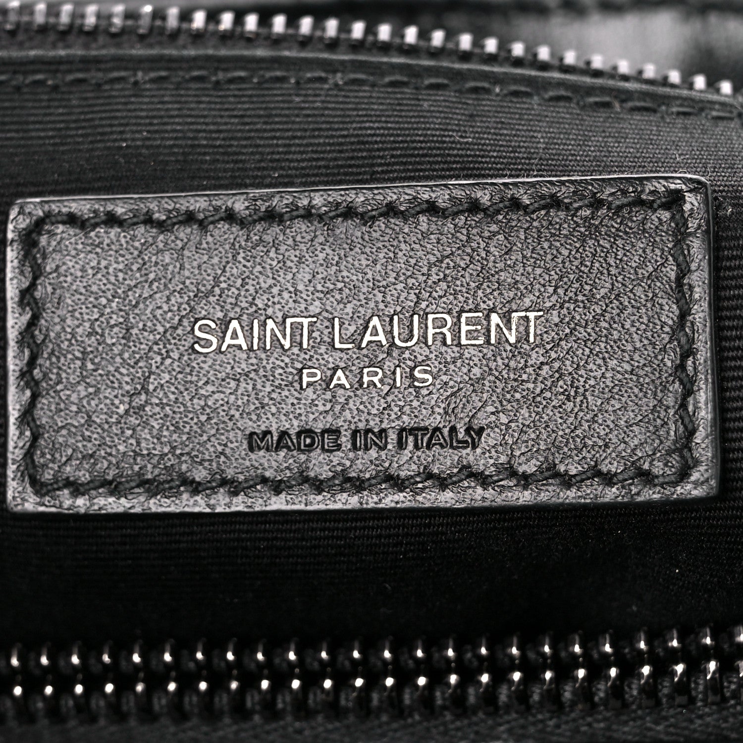 Saint Laurent Calfskin Y Quilted Monogram Monochrome Medium Loulou Chain Satchel Black 7 of 11