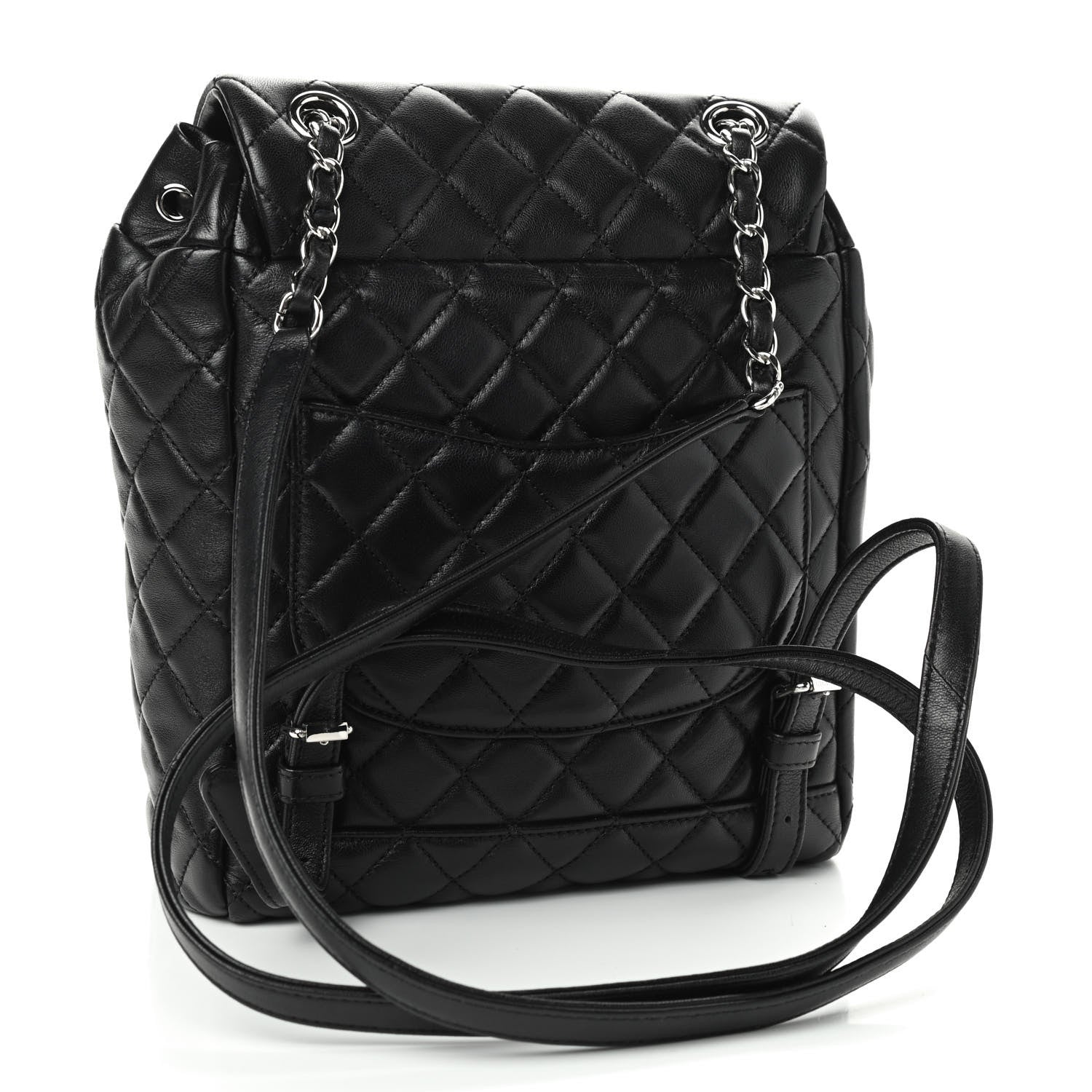 Chanel Lambskin Quilted Small Urban Spirit Backpack Black 3 of 9