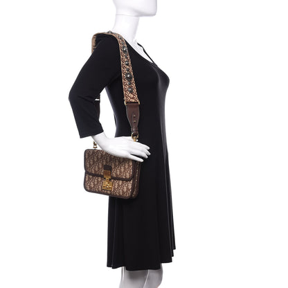 Christian Dior Oblique DiorAddict Flap Bag Brown 2 of 9
