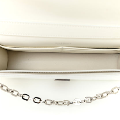 Givenchy Patent Quilted Small 4G Chain Shoulder Bag White 5 of 19