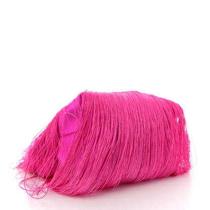 Jimmy Choo Satin Fringe Bon Bon Bag Fuchsia 4 of 11