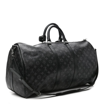 Louis Vuitton Monogram Eclipse Keepall Bandouliere 55 3 of 9