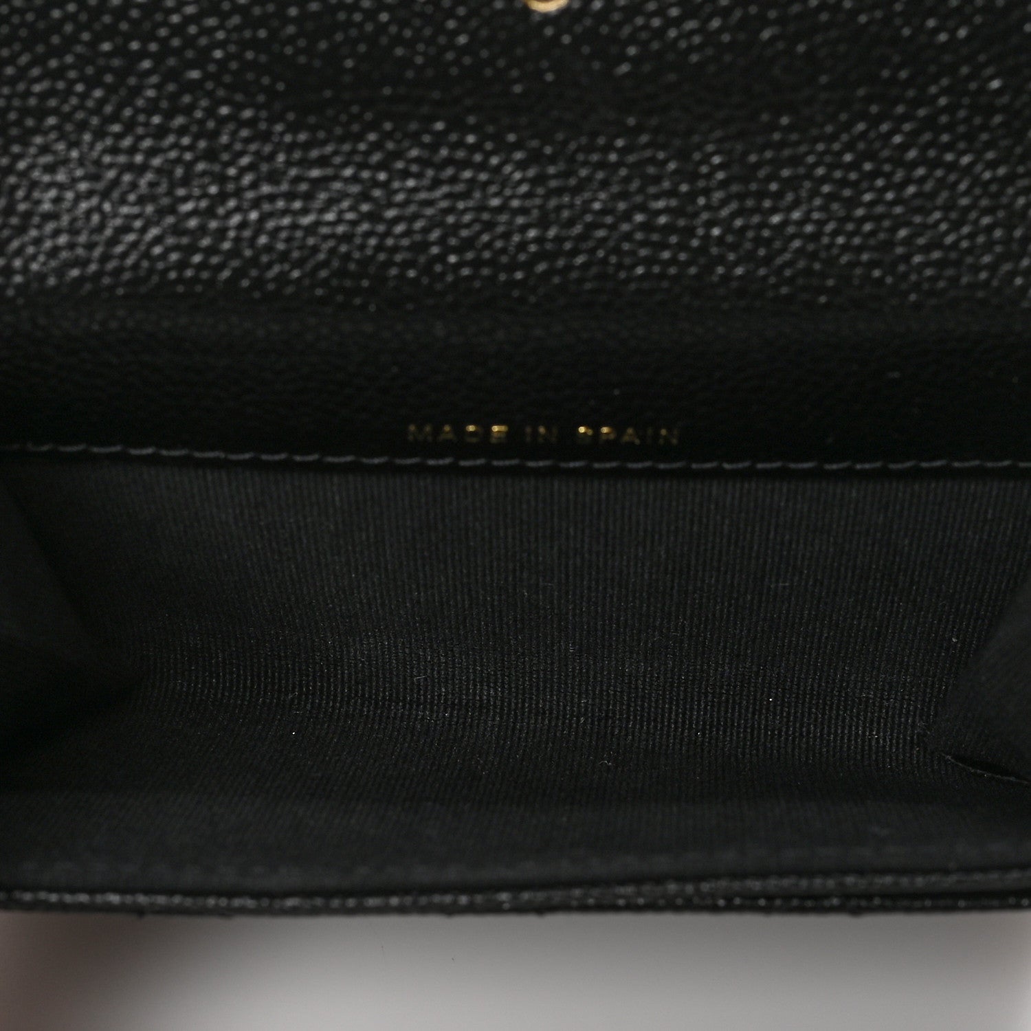 Chanel Caviar Quilted Chain CC Flap Card Holder Black 5 of 8
