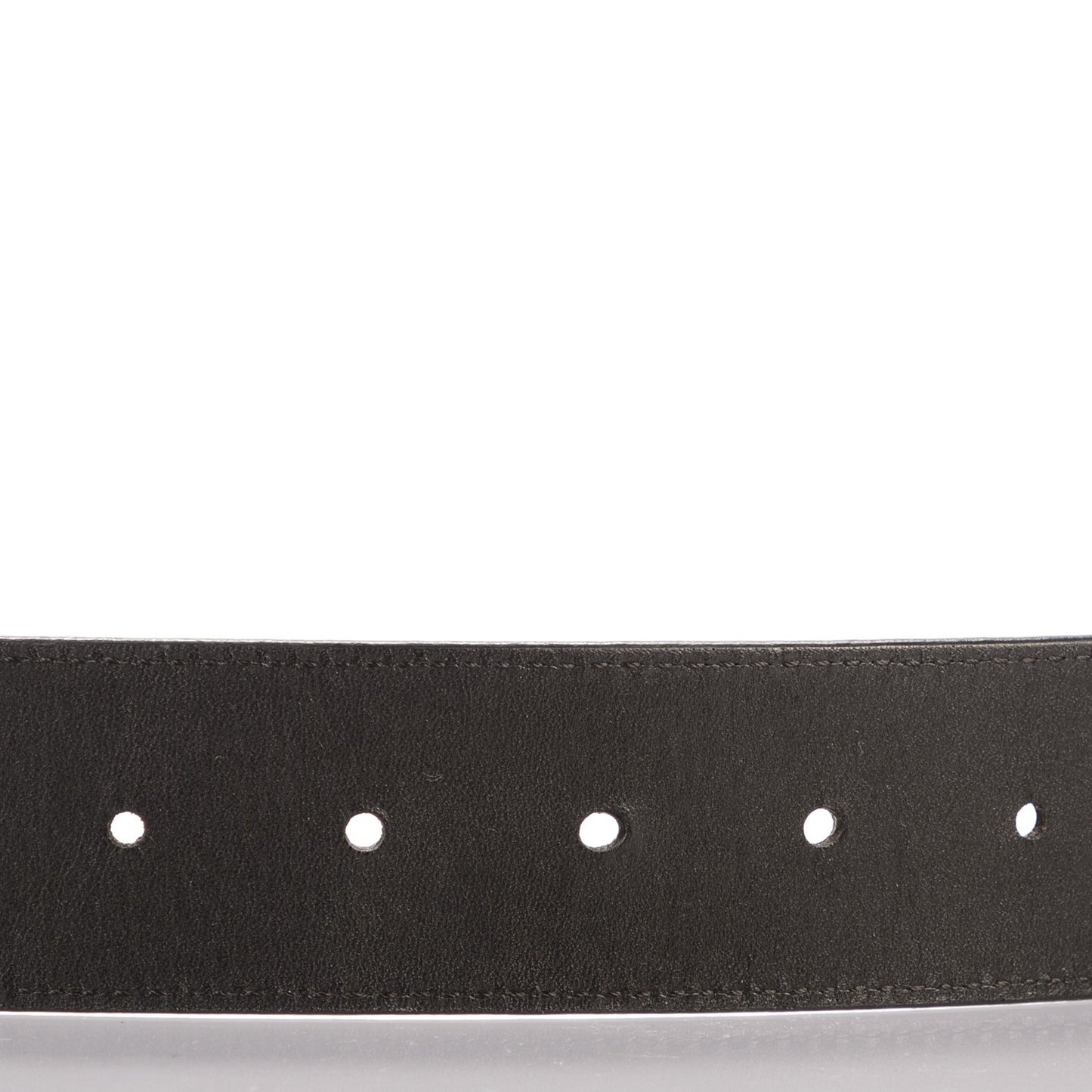 Calfskin 40mm LV Initiales Reversible Belt 95 38 Dark Brown Black