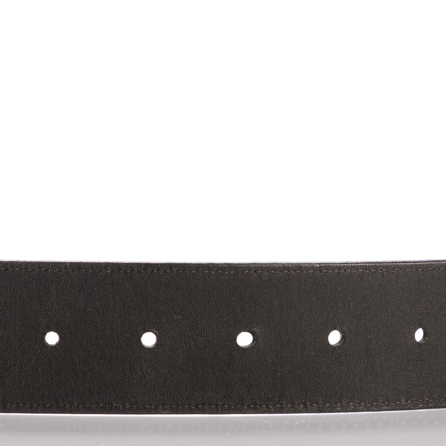 Louis Vuitton Calfskin 40mm LV Initiales Reversible Belt 95 38 Dark Brown Black 5 of 7
