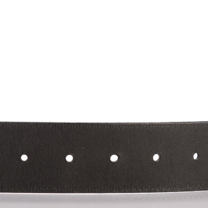 Louis Vuitton Calfskin 40mm LV Initiales Reversible Belt 95 38 Dark Brown Black 5 of 7