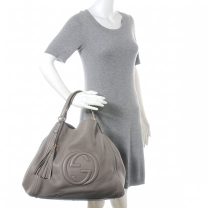 Gucci Cellarius Calfskin Large Soho Shoulder Bag New Fango 2 of 11