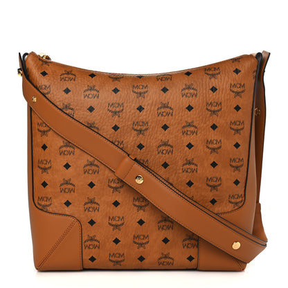 MCM Visetos Large Klara Hobo Cognac 1 of 5
