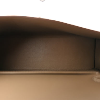 Hermes Madame Calfskin Matte Alligator Mini Kelly Sellier Touch 20 Etoupe Beton 5 of 11