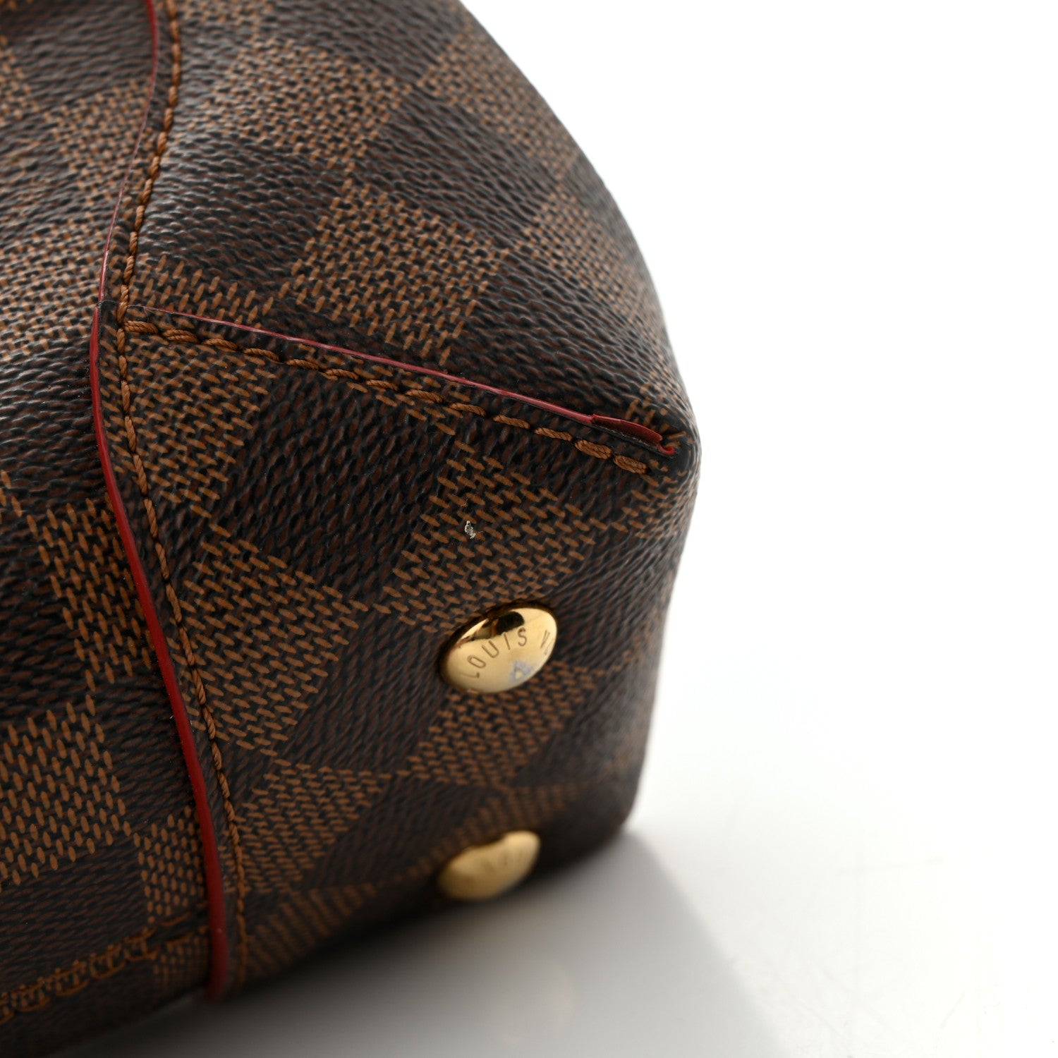 Louis Vuitton Damier Ebene Caissa Clutch Cherry 11 of 14
