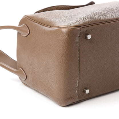 Hermes Taurillon Clemence Lindy 34 Etoupe 6 of 10