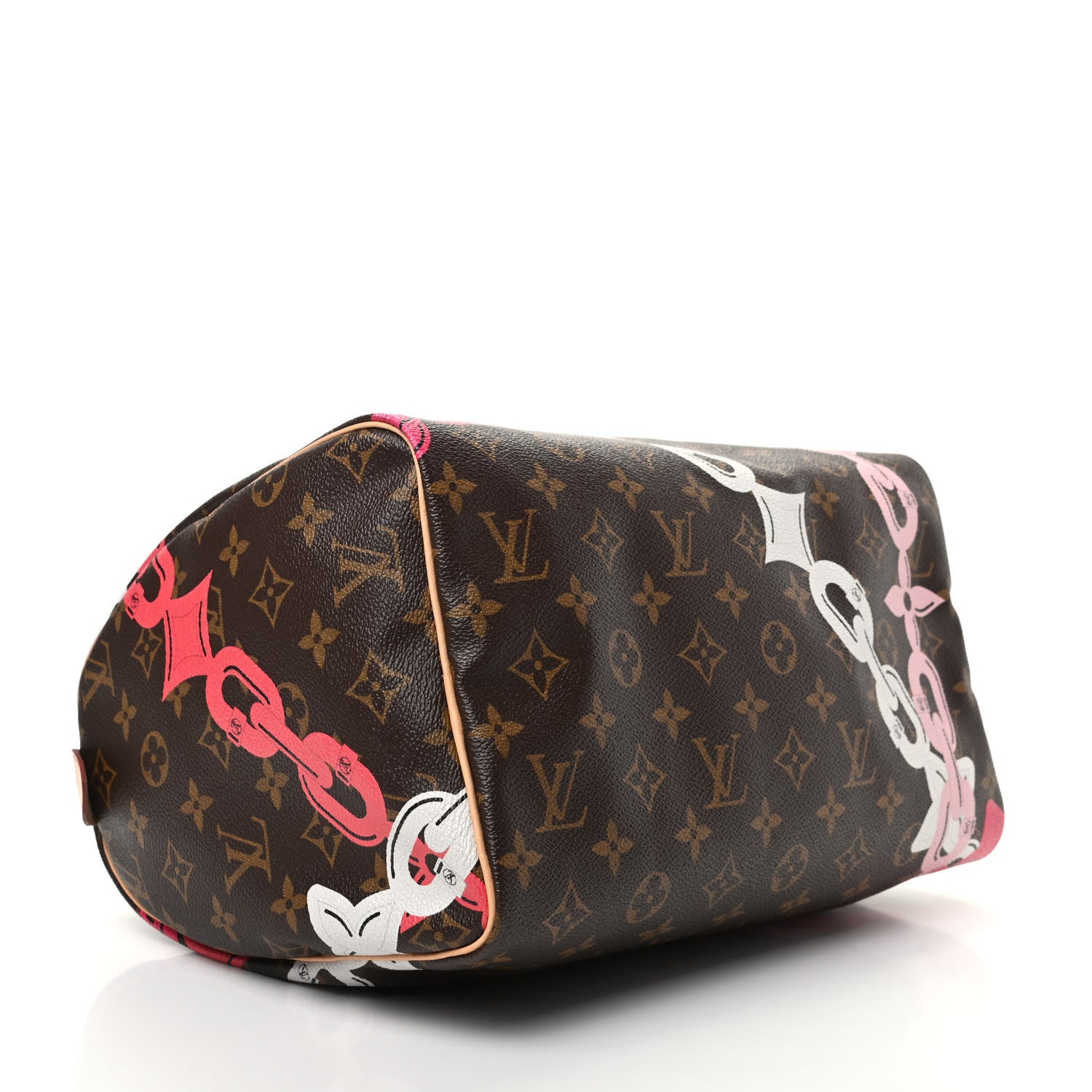 Louis Vuitton Monogram Bay Speedy 30 Rose Ballerine Poppy 4 of 11