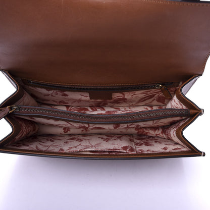 Gucci Calfskin Animalier Shoulder Bag Brown 5 of 11