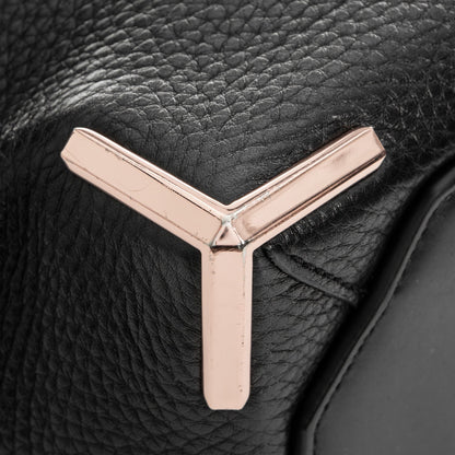 Alexander Wang Pebbled Calfskin Small Emile Soft Black Rose Gold Hardware 12 of 14