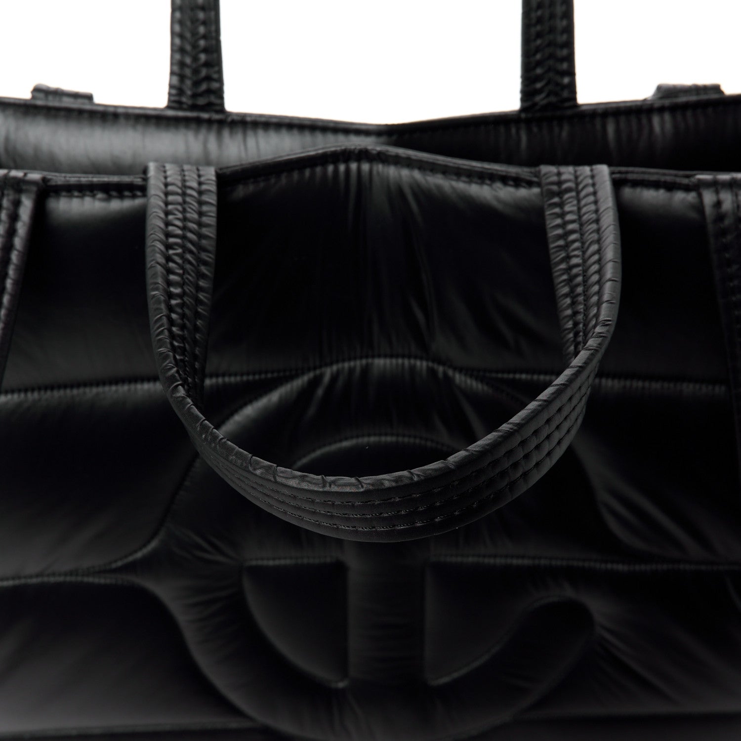 Telfar x MOOSE KNUCKLES Nylon Quilted Medium Shopping Bag Black 13 of 15