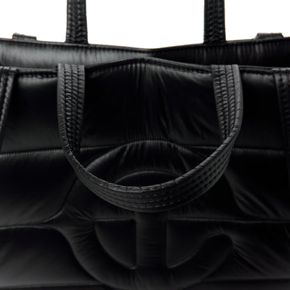 Telfar x MOOSE KNUCKLES Nylon Quilted Medium Shopping Bag Black 13 of 15