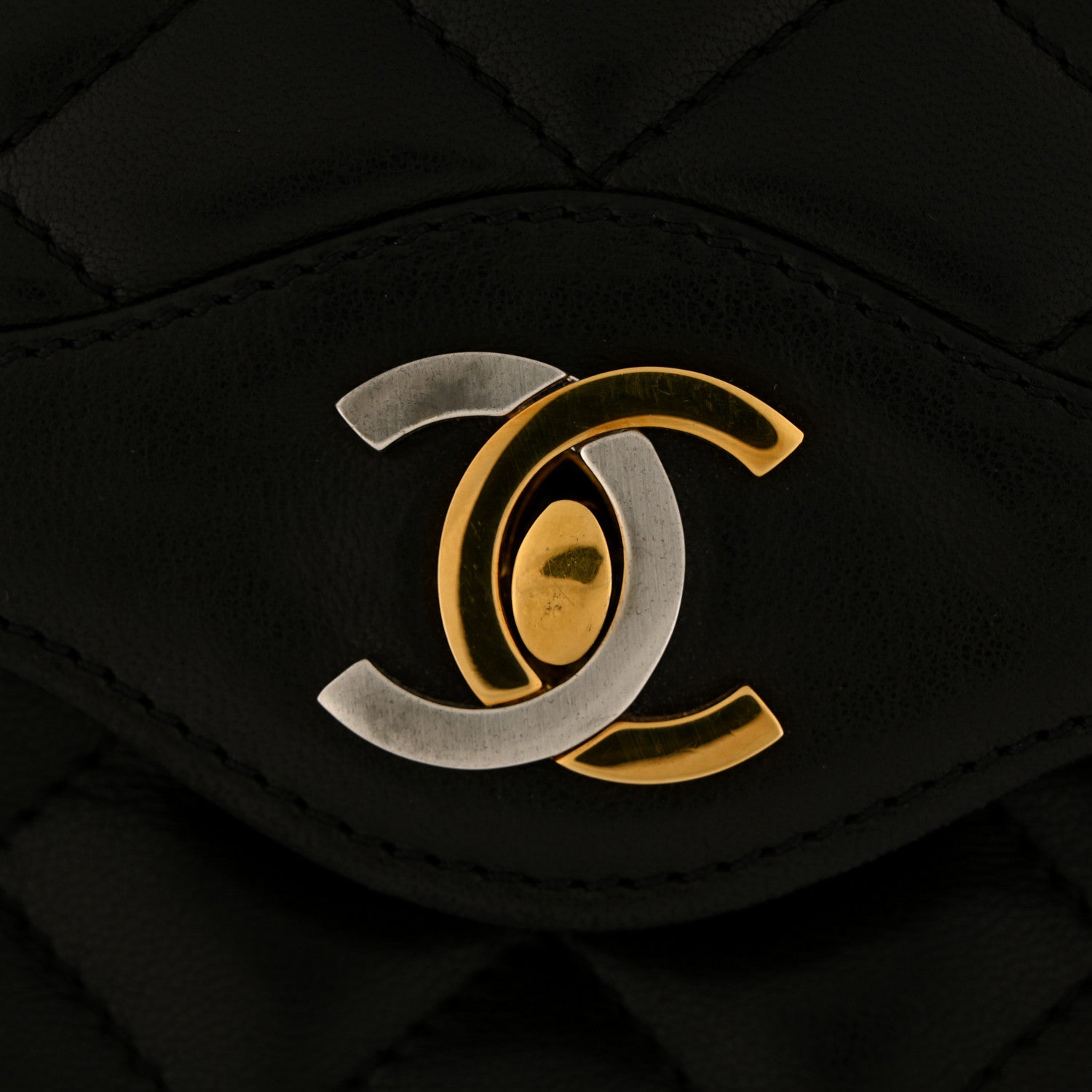 Chanel Lambskin Quilted Small Double Flap Black 13 of 16