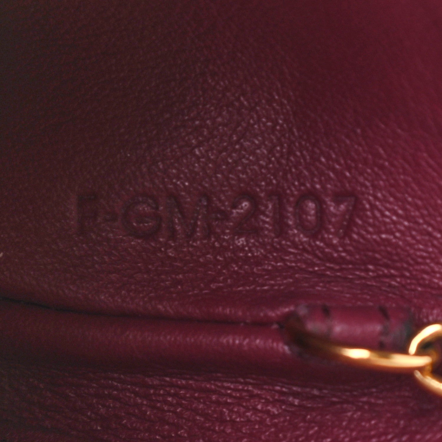 Celine Lambskin Bi-Color Solo Coin Card Case Burgundy Navy 6 of 6