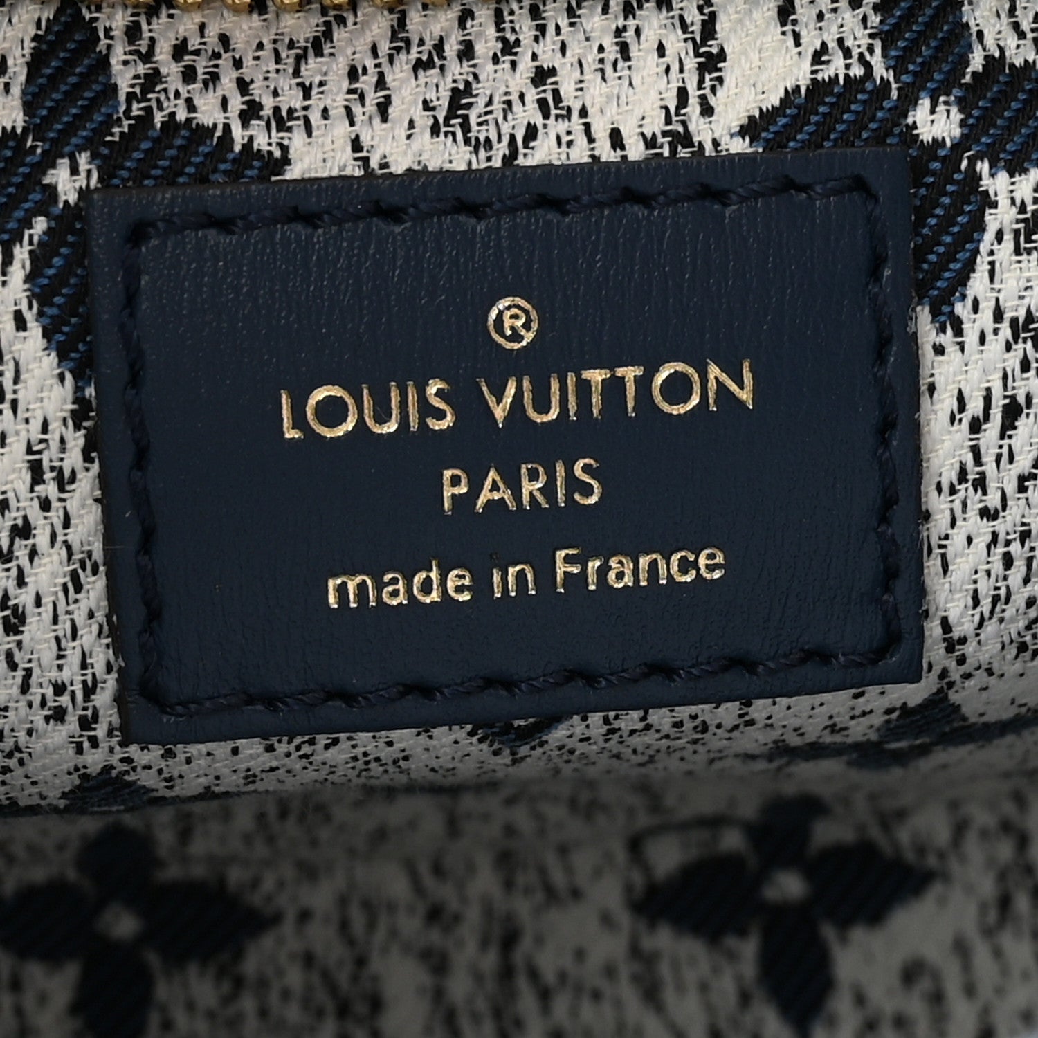 Louis Vuitton Monogram Jacquard Denim Loop Bleu 6 of 10
