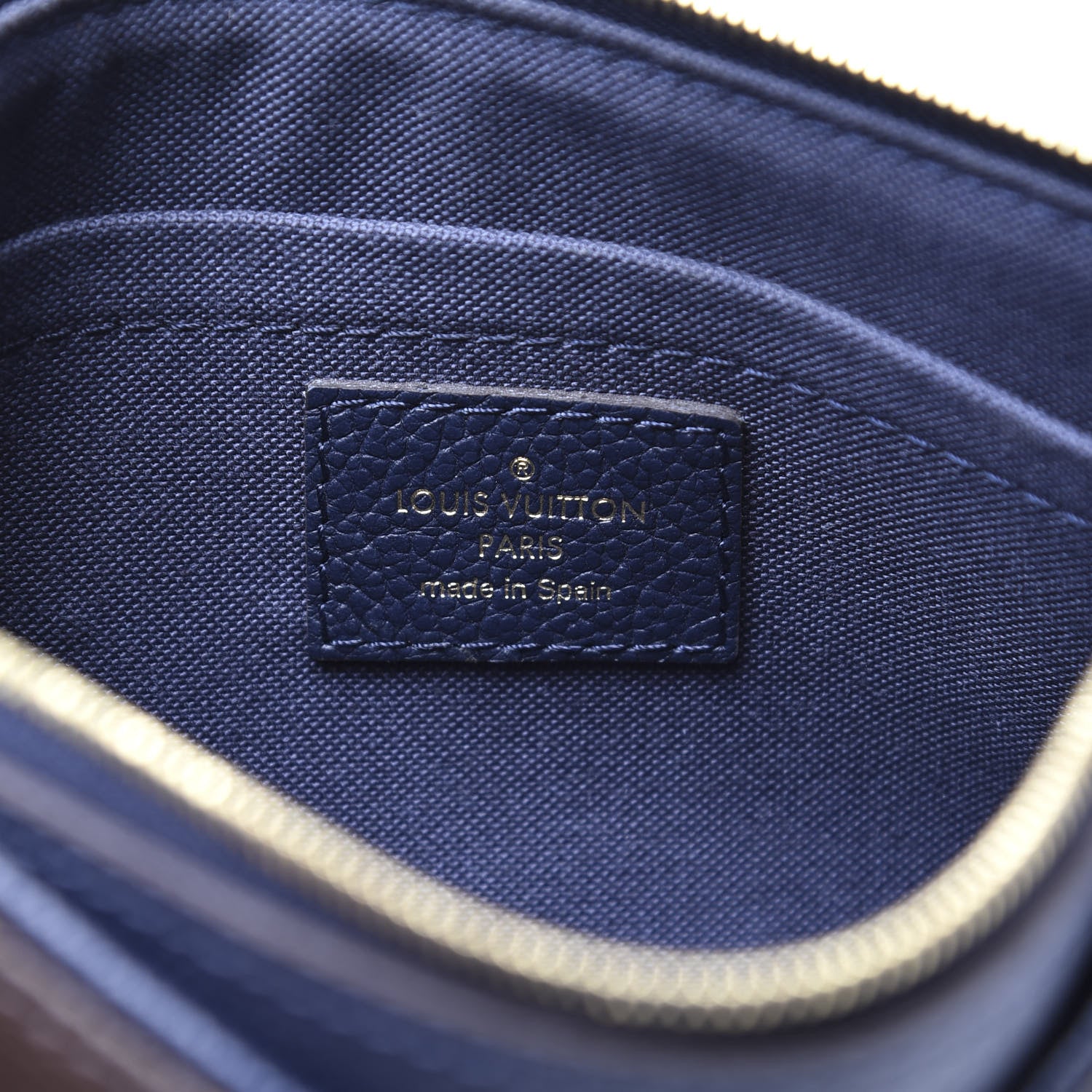 Louis Vuitton Monogram Pallas Clutch Blue Marine 5 of 11