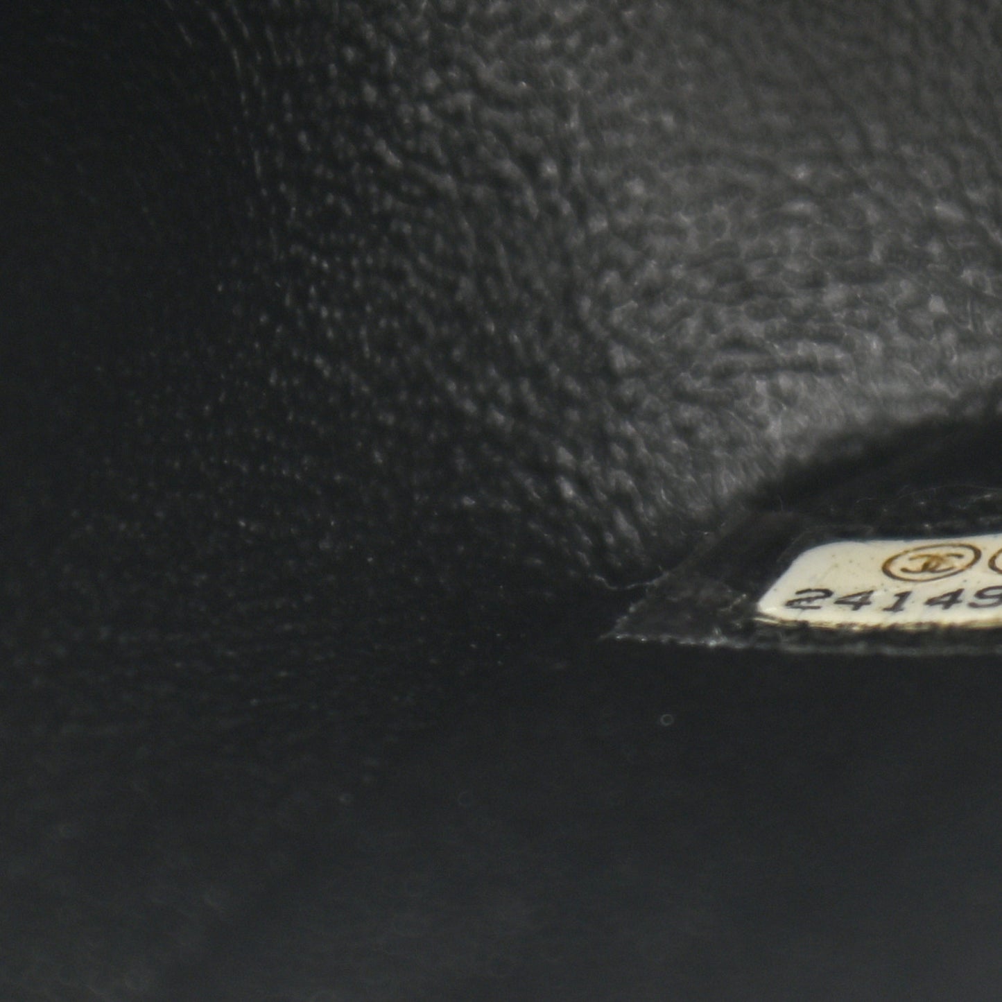 Lambskin Chevron Quilted Mini Square Flap Black