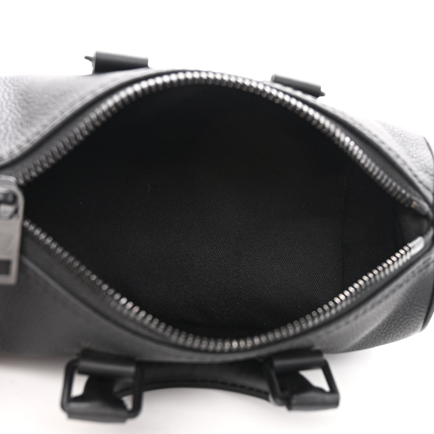 Grained Calfskin Aerogram Keepall XS Black