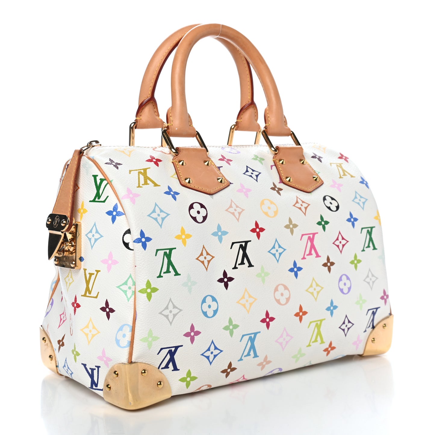 Monogram Multicolor Speedy 30 White