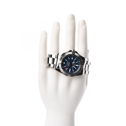 Breitling Stainless Steel 43mm Avenger II GMT Automatic Watch Blue A32390 2 of 7