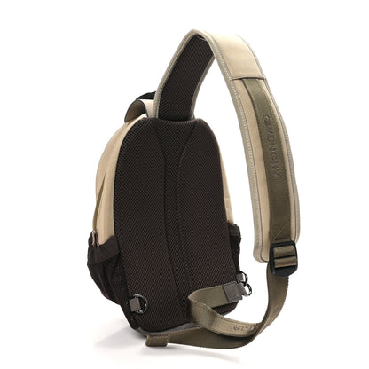 Givenchy Nylon Nubuck G-Trail Small Sling Bag Taupe Anthracite Sand 3 of 9