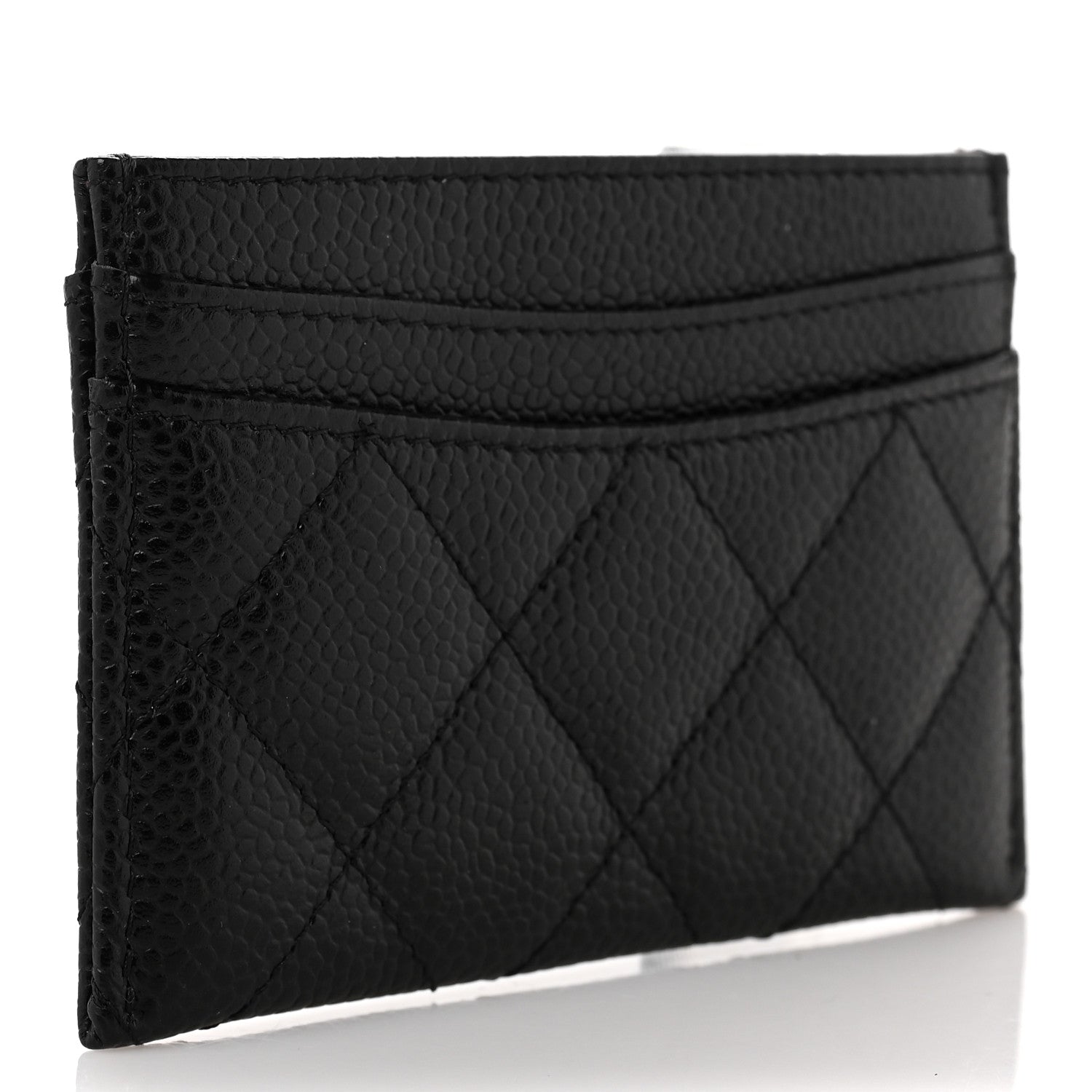 Chanel Caviar Quilted Card Holder Black 3 of 10