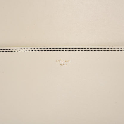 Celine Supersoft Calfskin Sangle Bucket Bag White 7 of 13