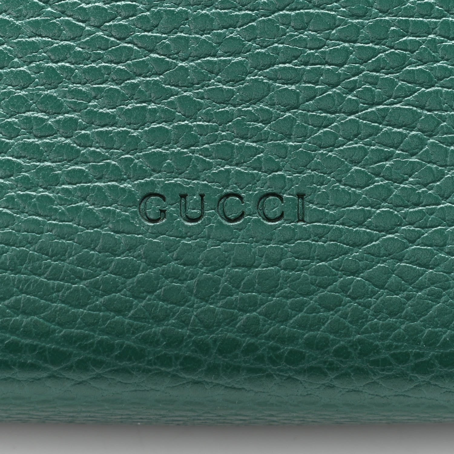 Gucci Calfskin Mini Dionysus Chain Wallet Emerald 5 of 10