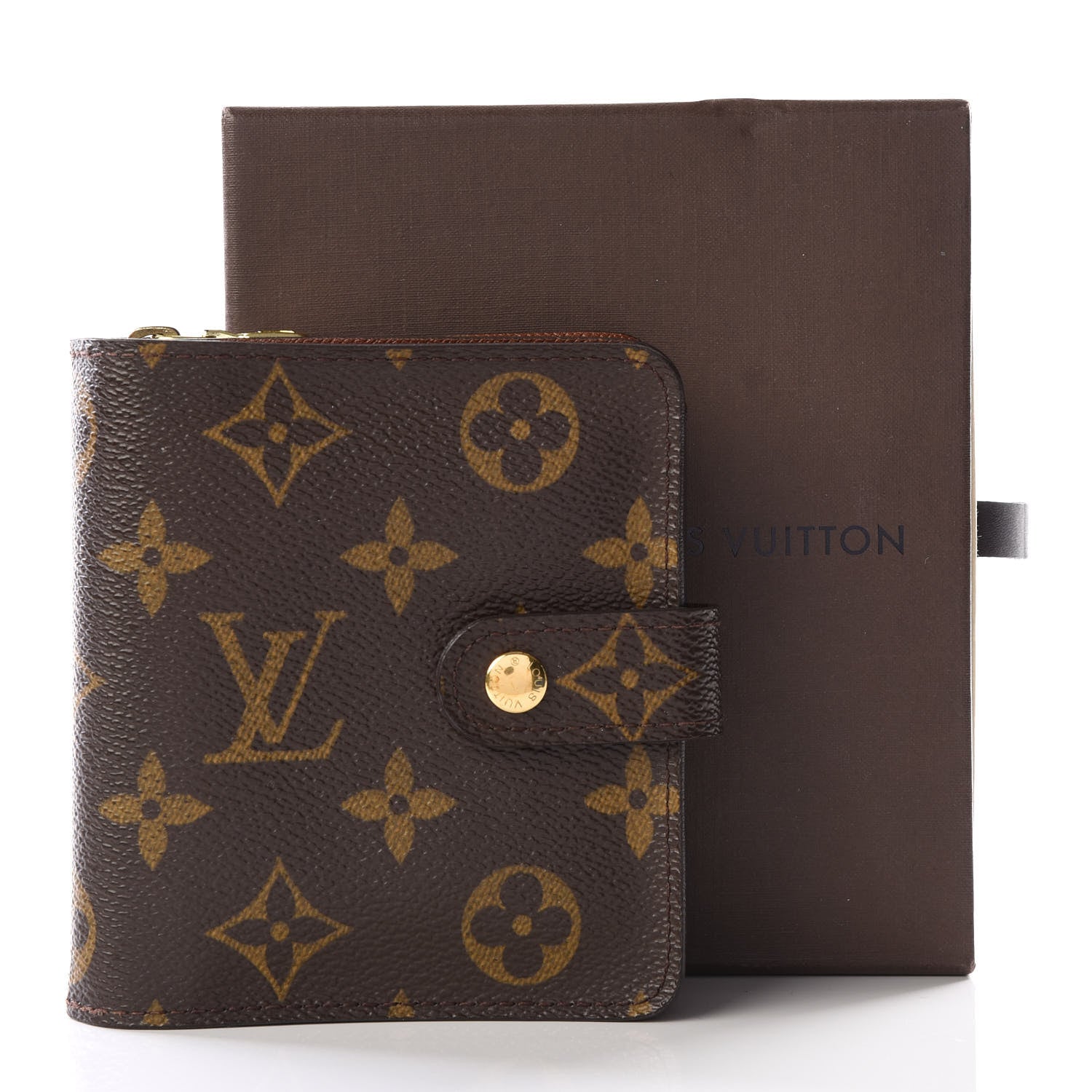 Louis Vuitton Monogram Compact Zippe Zipped Wallet 11 of 11