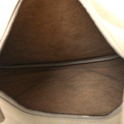 The Row Grained Calfskin Medium Everyday Shoulder Bag Ivory 5 of 10