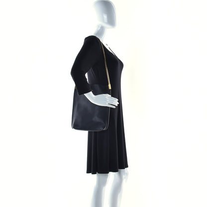 Saint Laurent Calfskin Small Suzanne Hobo Black 2 of 10