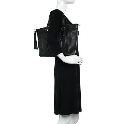 Gucci Pebbled Calfskin Small Soho Top Handle Bag Black 2 of 11