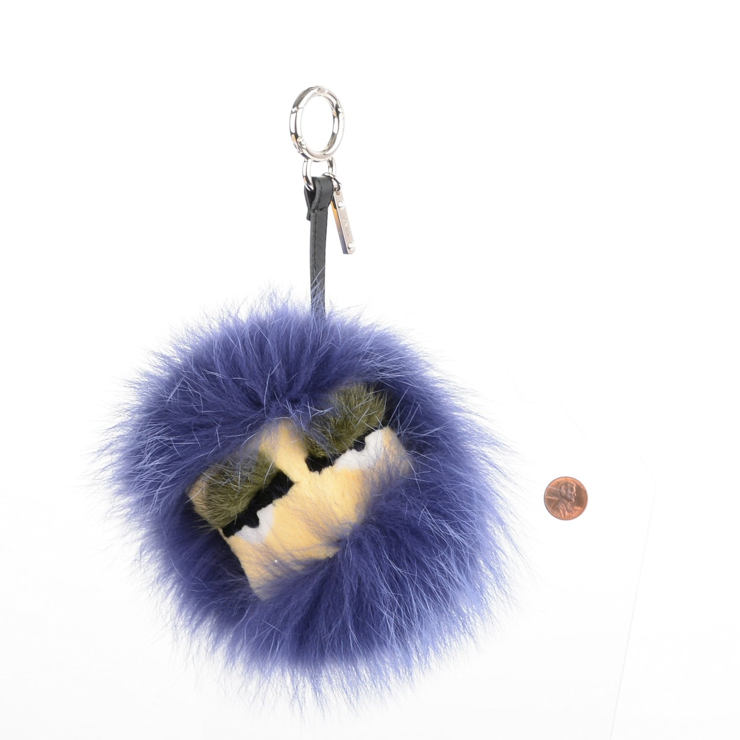 Fox Mink Rabbit Fur Vitello Flamingo Kooky Monster Bag Bug Charm Cassis Black Multicolor