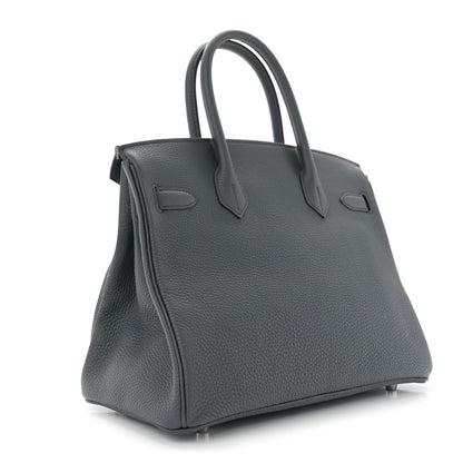 Hermes Togo Birkin 30 Gris Misty 2 of 11