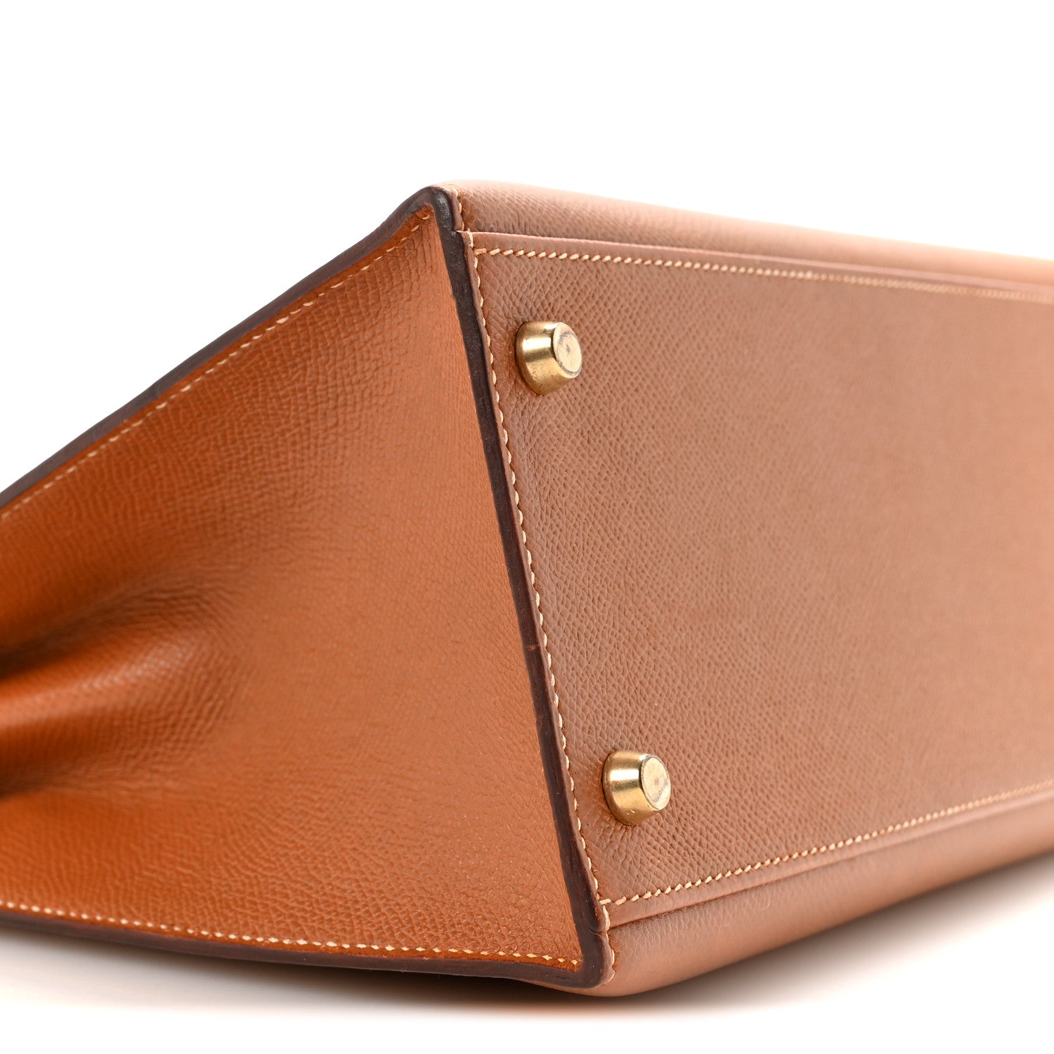 Hermes Courchevel Kelly Sellier 28 Gold 9 of 16