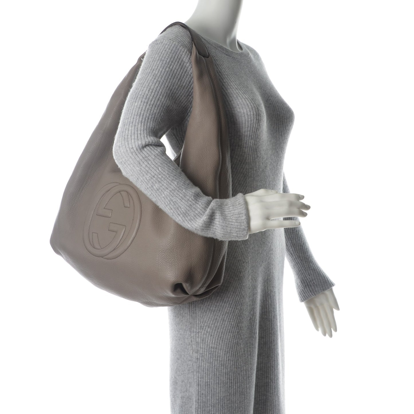 Pebbled Calfskin Large Soho Hobo New Fango