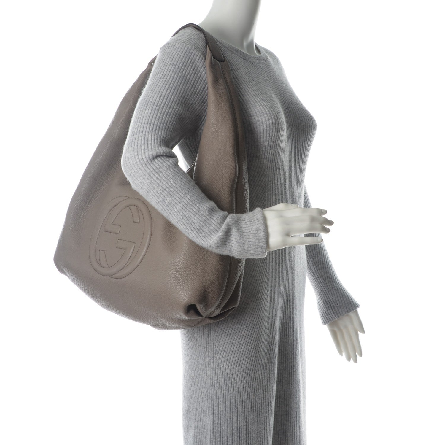 Gucci Pebbled Calfskin Large Soho Hobo New Fango 2 of 7