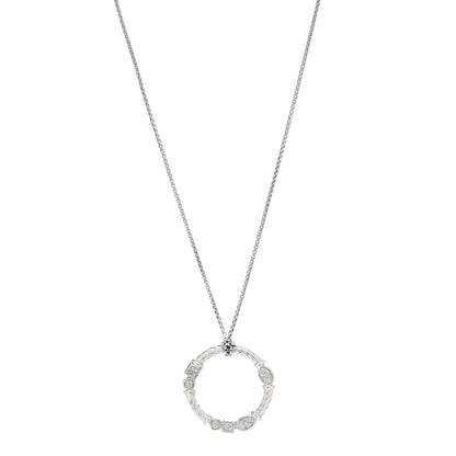 David Yurman DAVID YURMAN Sterling Silver Diamond Confetti Pendant Necklace 1 of 5