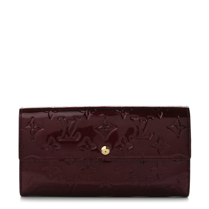Louis Vuitton Vernis Sarah Wallet Rouge Fauviste 1 of 8