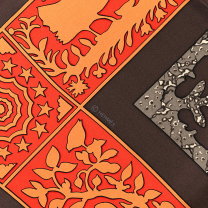 Hermes Silk Early America Scarf 90 3 of 3