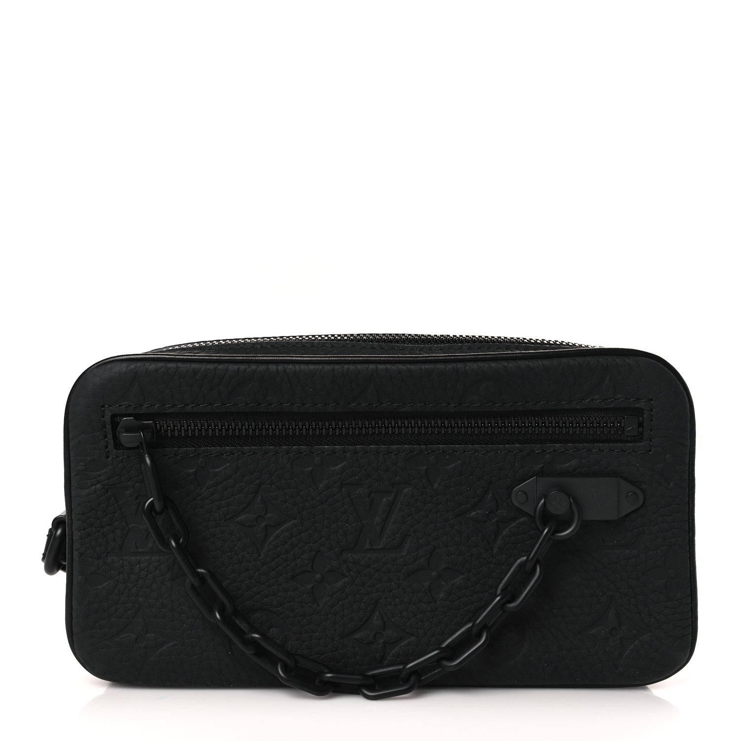 Louis Vuitton Taurillon Monogram Pochette Volga Black 1 of 9