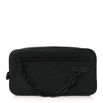 Louis Vuitton Taurillon Monogram Pochette Volga Black 1 of 9