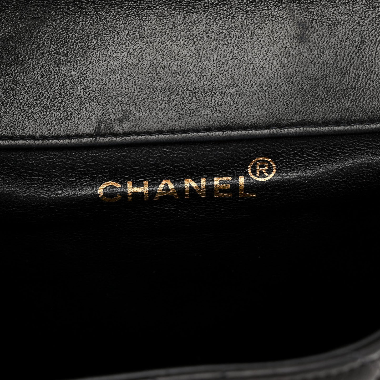 Lambskin Quilted Drawstring Backpack Black Black