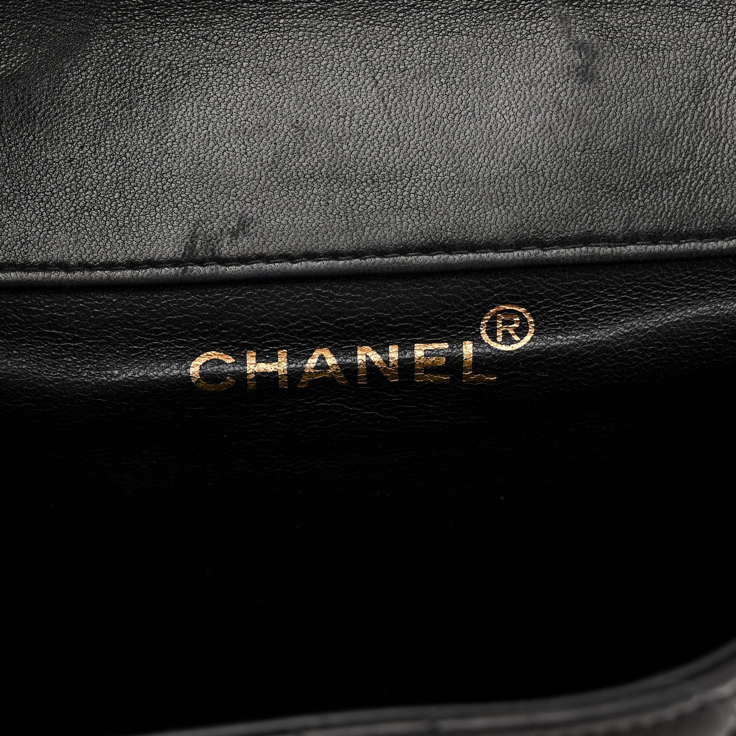 Chanel Lambskin Quilted Drawstring Backpack Black Black 6 of 12