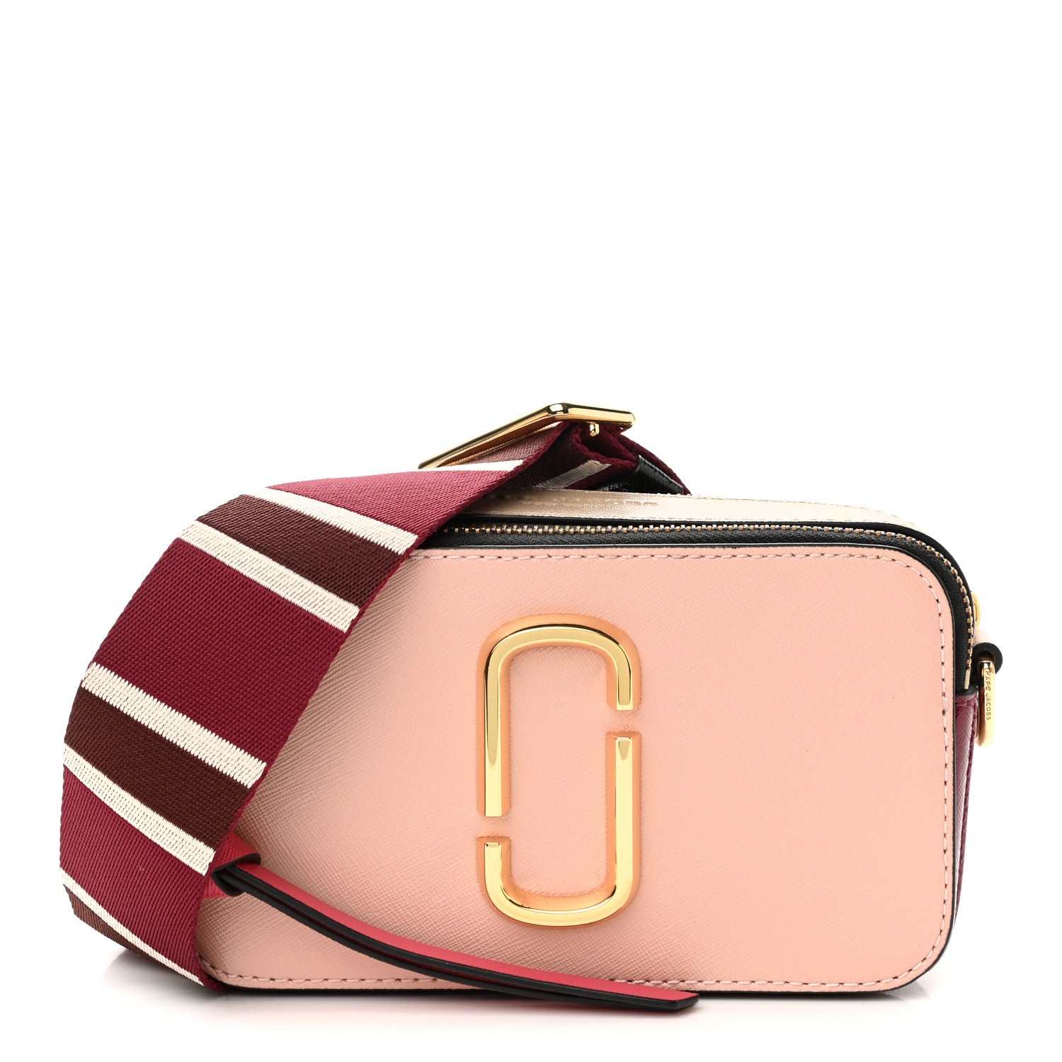 Marc Jacobs Saffiano Small Snapshot Camera Bag Rose Multicolor 1 of 11