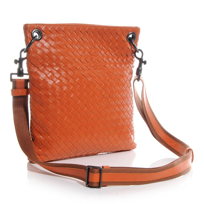 Bottega Veneta Nappa Intrecciato Small Pocket VN Messenger Bag Orange 3 of 8